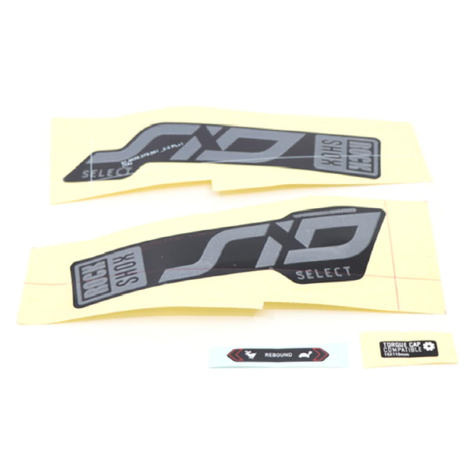 RockShox Fork Decal Kit, Sid Select -120mm 2020+ grey for black (24525816)
