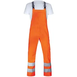 Uvex, Arbeitshose, Latzhose protection flash orange, warnorange 52 (52)
