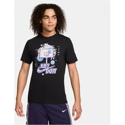 NIKE Basketball T-Shirt Herren 010 - black M