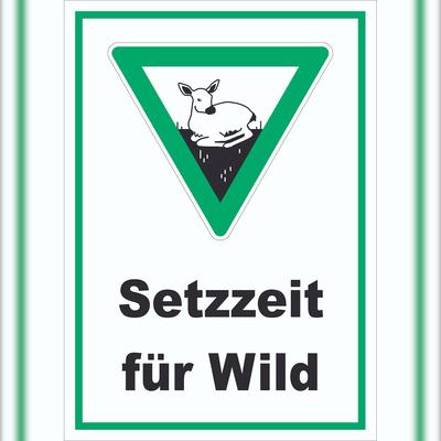 HB-Druck Setzzeit für Wild Schild A4 (210x297mm)
