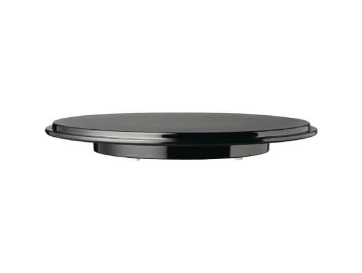 APS GK858 Platà gâteau rond en mélamine Noir