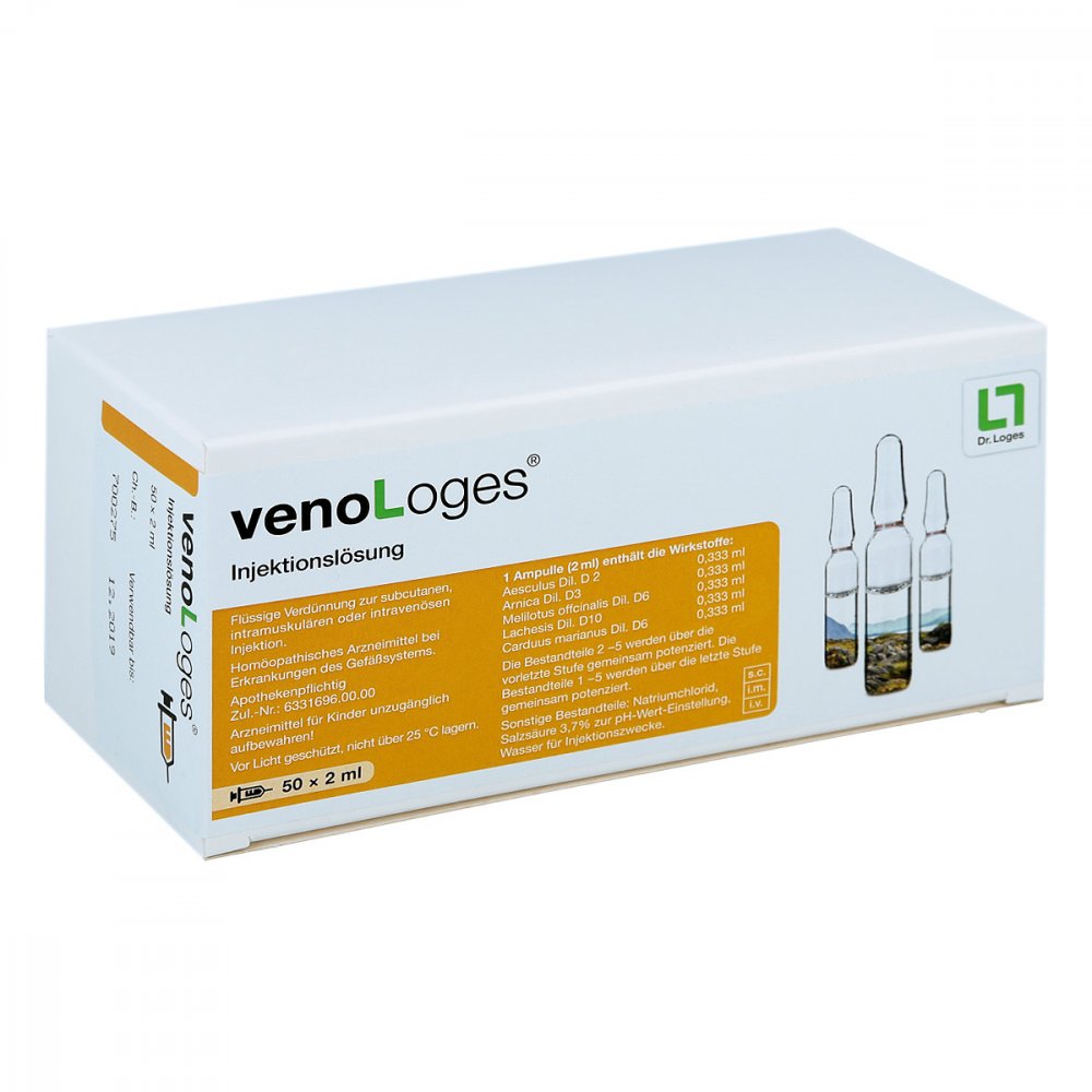 Dr. Loges + Co. GmbH Veno Loges Injektionslösung Ampullen 12355027