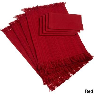 DII Fringed Kitchen Tabletop Set
