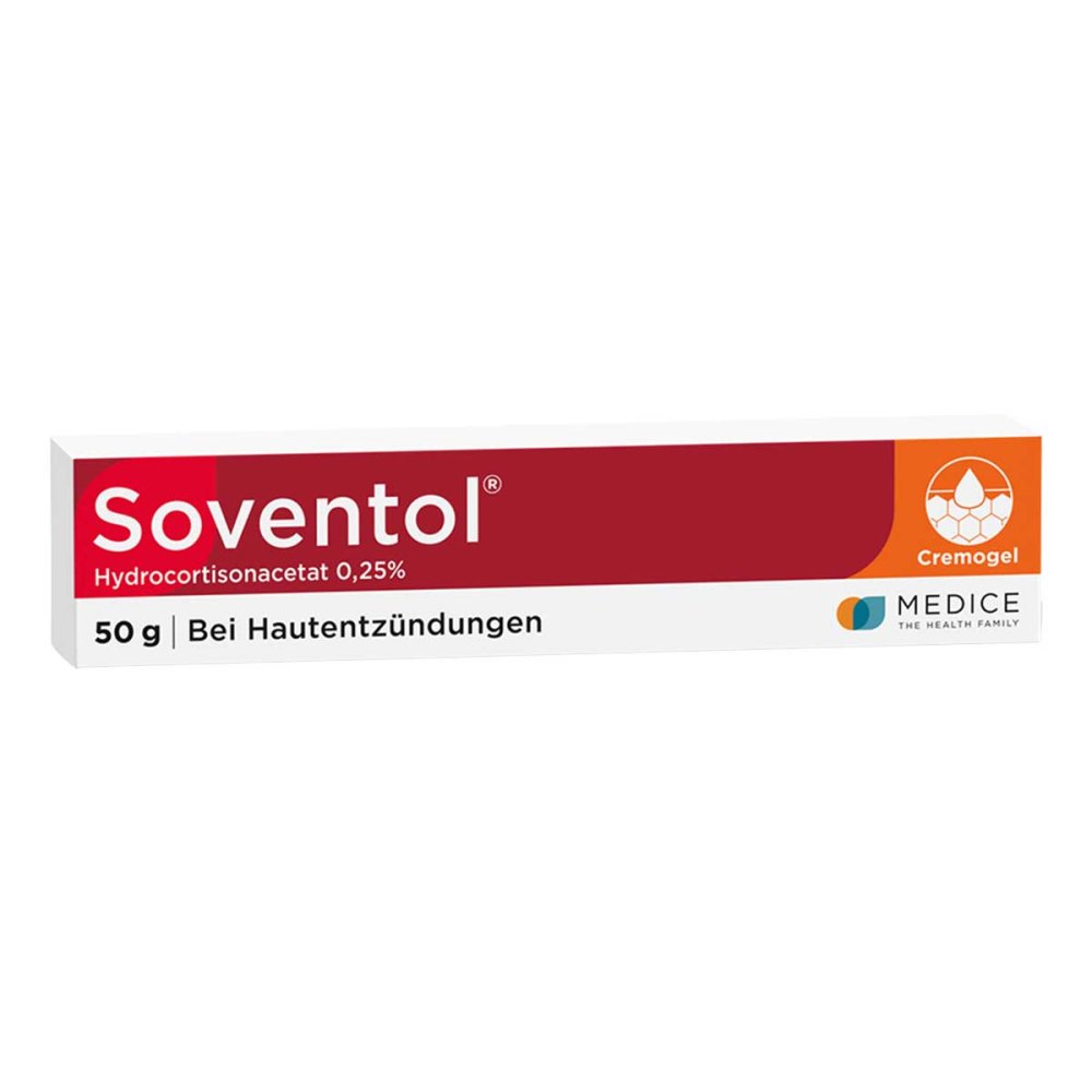 MEDICE Arzneimittel Pütter GmbH&Co.KG Soventol HydroCortisonACETAT 0,25% bei Hautentzündungen 10714396