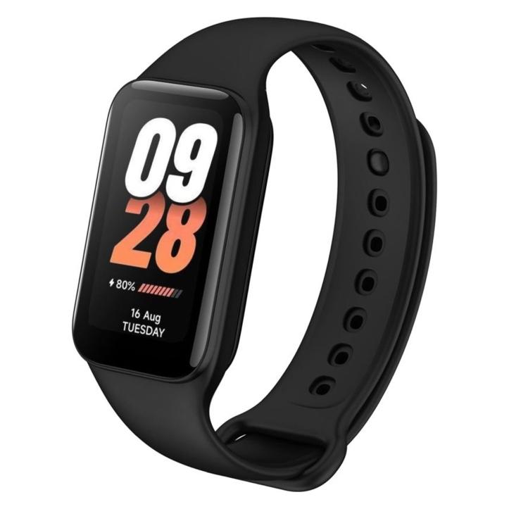 Fixed Silikonarmband Silikonarmband für XIAOMI SMART Band 8 Active schwarz (Silikon) (FIXSSTB-1416-BK)