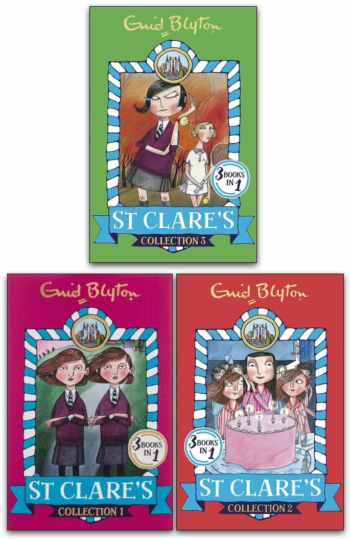HODDER PUBLISHING Enid Blyton St Clares Collection 3 Books Set (9 Stories in 3 Books)