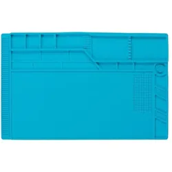 Velleman Silikon Lötunterlage (Ablage), Lötgerät Zubehör, Blau
