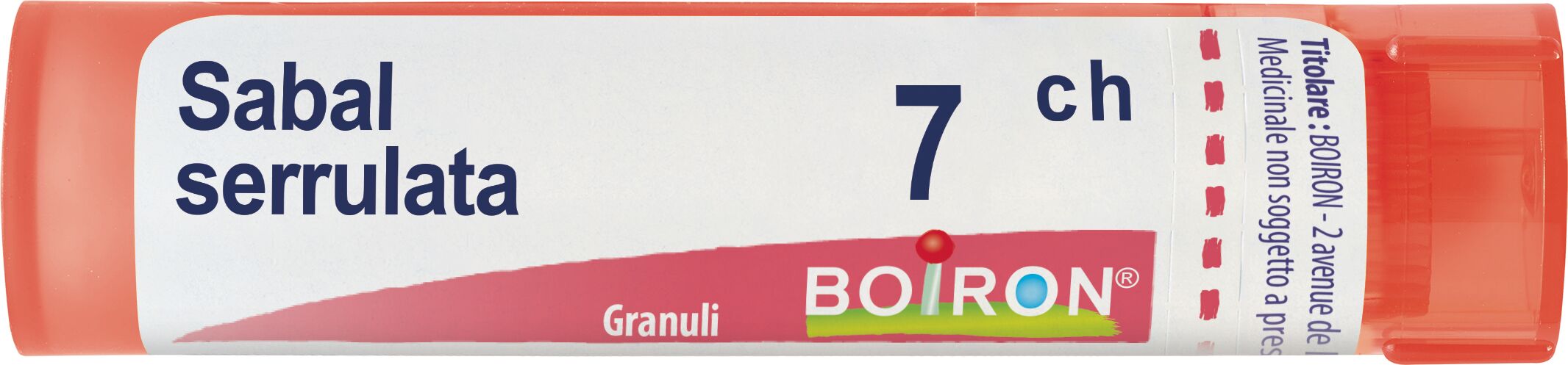 Boiron Sabal Serrulata 7 Ch Tubo 2020