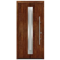 Hörmann Ecostar Haustür "ISOPRO Secur IPS 770S",dark oak,110 x 210 cm (B x H)