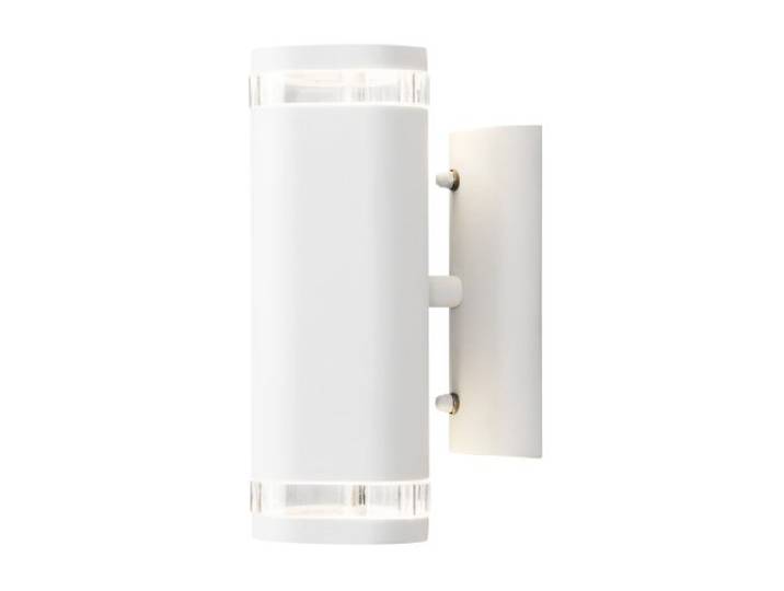 Konstsmide Modern 7512-250 Modena Single Up and Down Wall Light, Matt White, 35 Watt