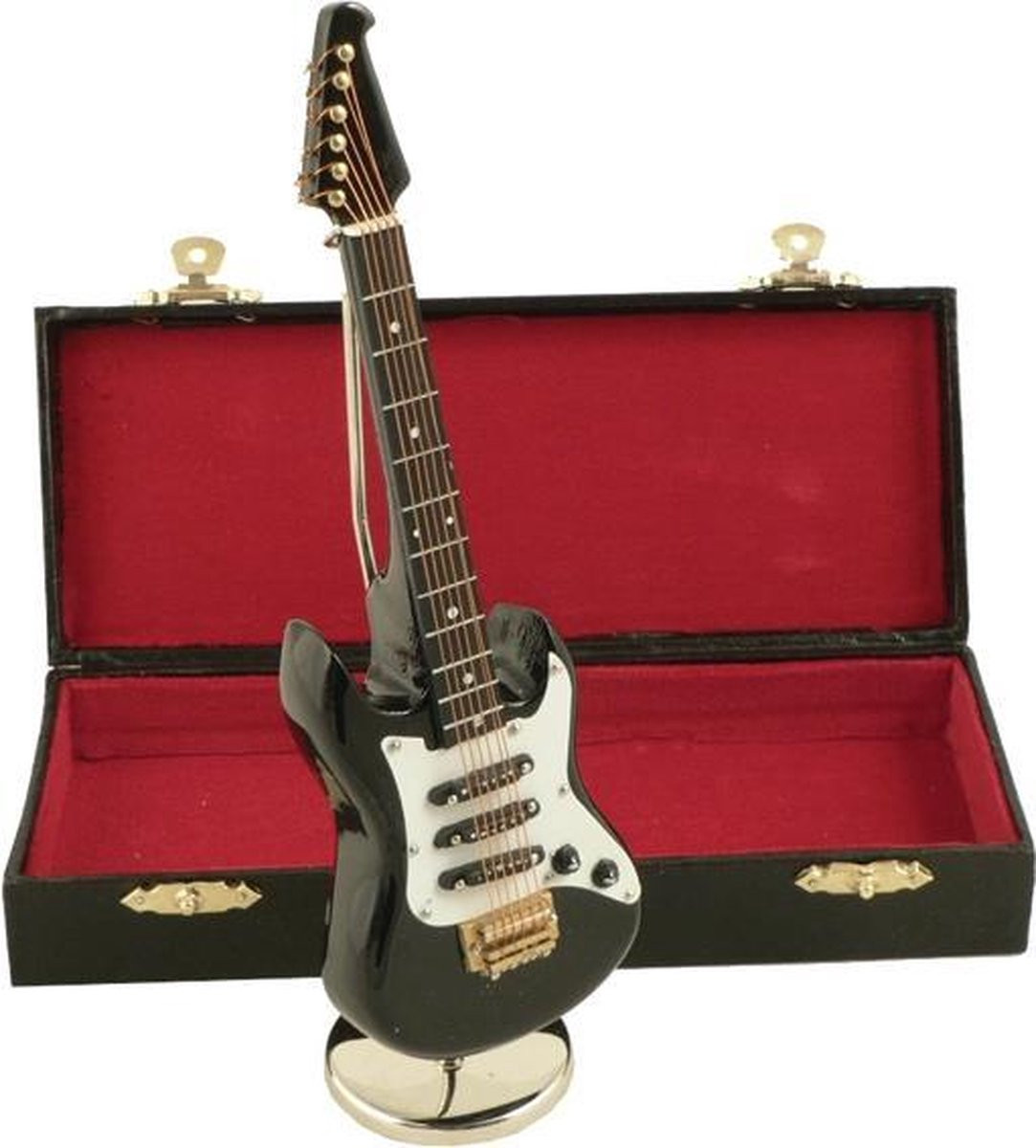 Miniatuur elektrische gitaar muziekdoos voor volwassenen