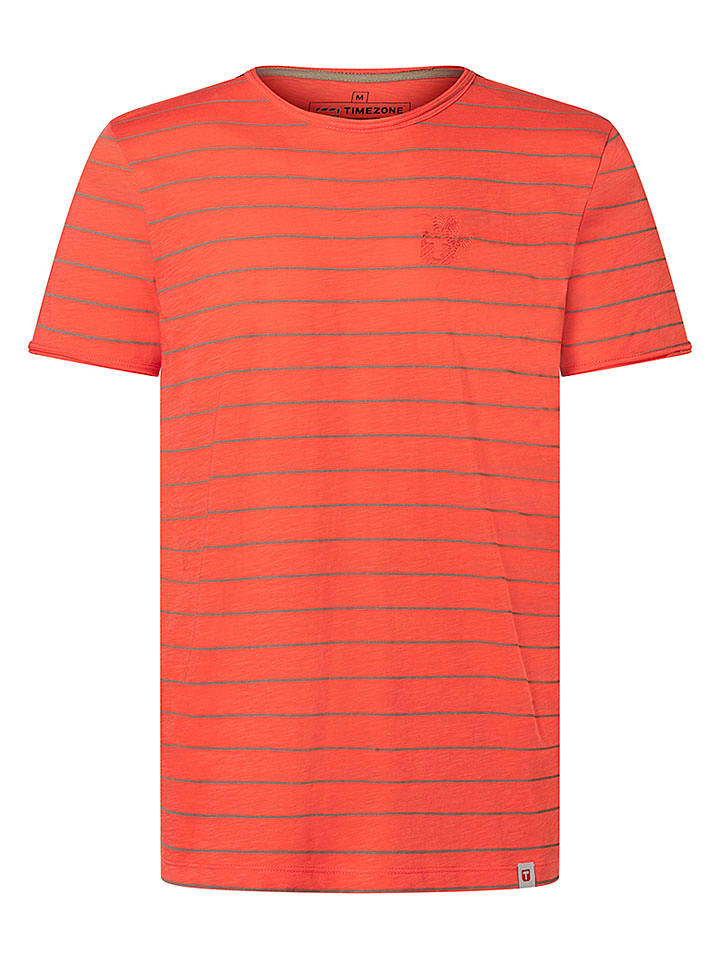 Timezone Shirt in Rot - XXL