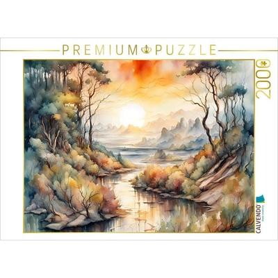 CALVENDO Puzzle Sonniger Sommer | 2000 Teile Lege-Größe 90x67cm Foto-Puzzle für glückliche Stunden