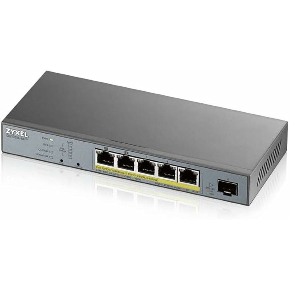 ZyXEL GS1350-6HP-EU0101 Switch Netwerkapparaat