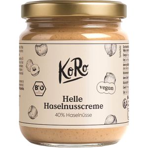 KoRo Nusscreme Helle Haselnusscreme, BIO, vegan, ohne Palmöl, 500 g
