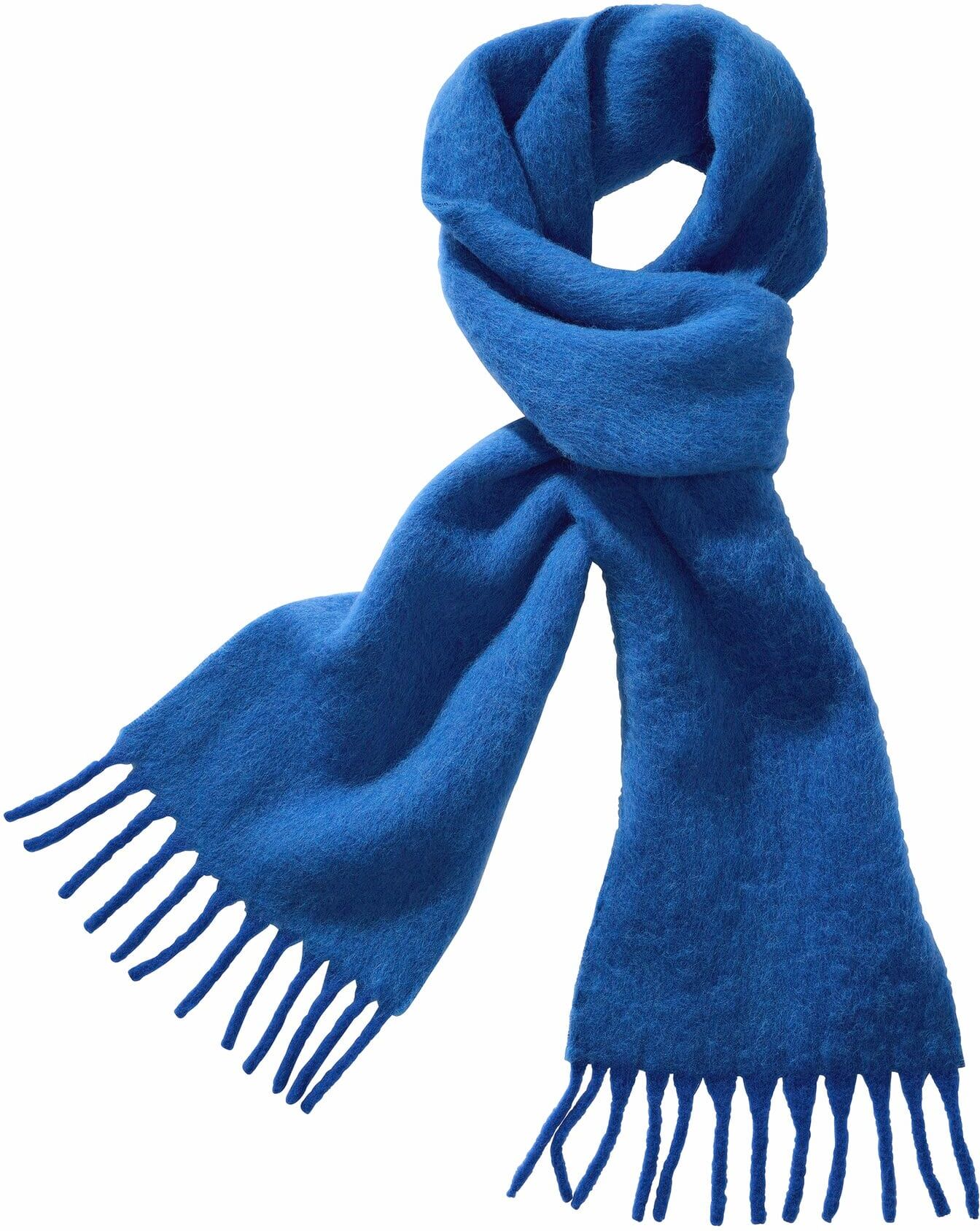 Mey & Edlich Italienischer Winterschal Blau 01