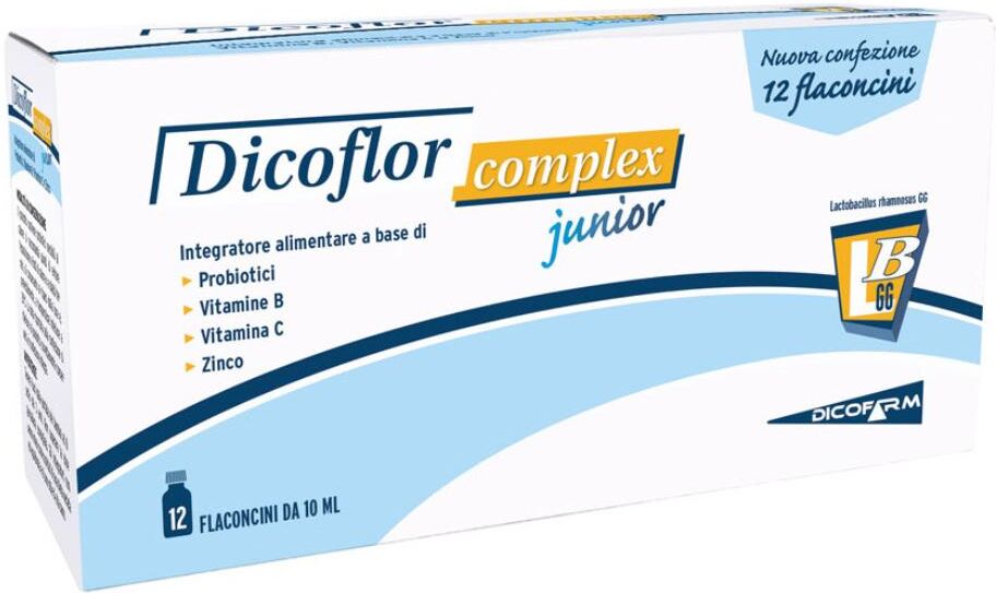 DICOFARM SpA Dicofarm, Dicoflor Complex Junior, 12 Flaconcini