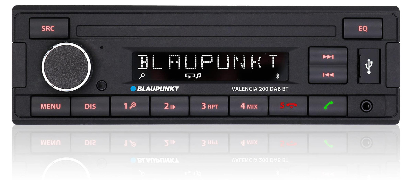 Blaupunkt Valencia 200 DAB BT met korte antenne