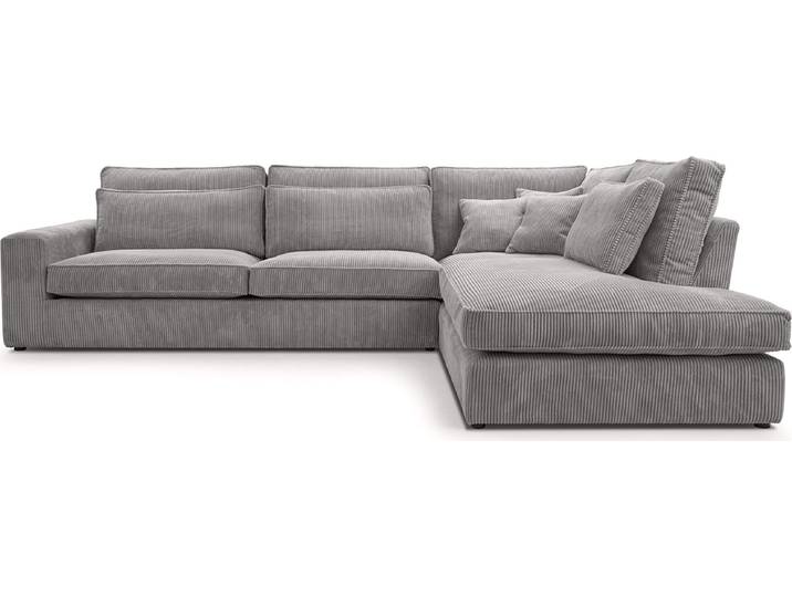 FEDVE Sofa Big Sofa Ecksofa Monica L- Form Funktionssofa Wohnlandschaft Design Couch Rechts