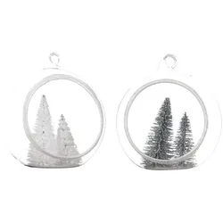 Christmas Decorations 1 Christbaumschmuck Glas Tannenbaum Christbaumkugeln Weihnachtskugeln klar weiß