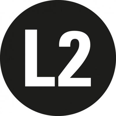Aufkleber I Leiterkennzeichen L2 Wechselstromnetz, RoHS-konform, Folie, Ø 20mm, 20/Bogen, DIN EN 60445 / IEC 60417