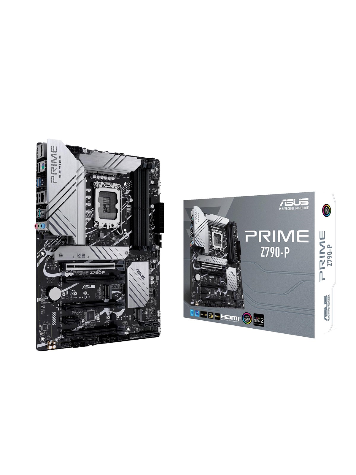 ASUS PRIME Z790-P (V2) Mainboard - Intel Z790 - Intel LGA1700 - DDR5 RAM - ATX