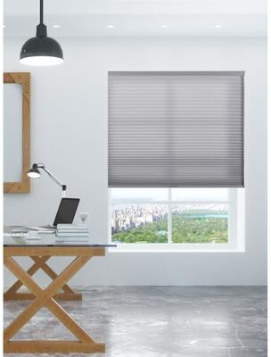 Arlo Blinds Grey Light Filtering Cordless Cellular Shades