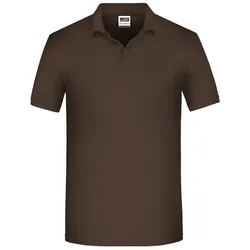 Bio Polo T-Shirt "JN874" - S - brown