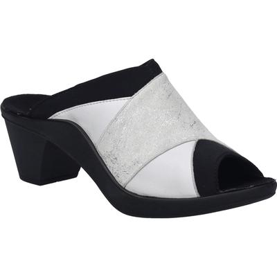 Clog JOSEF SEIBEL "St.Tropez 68, weiss-kombi", Damen, Gr. 37, weiß (weiß, kombi), Obermaterial: 80% Rindsleder Leather cow. 20% Textilmaterial TEXMAT., Schuhe Clog