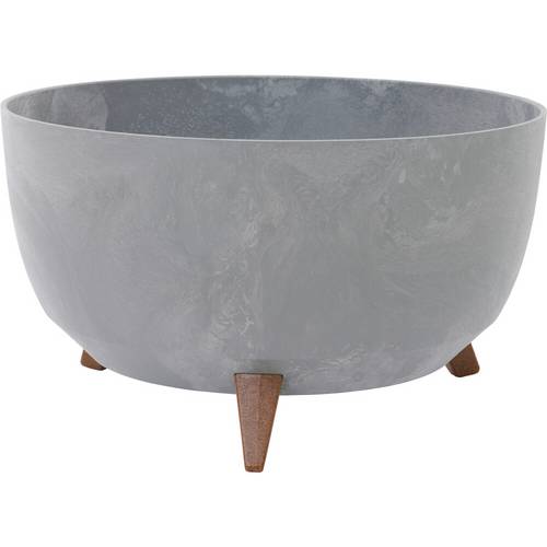 Siena Garden OSLO STONE LA882-70Pflanzgefäß Polypropylen Beton-Grau