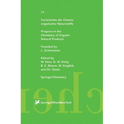 Fortschritte der Chemie organischer Naturstoffe / Progress in the Chemistry of Organic Natural Products, Taschenbuch von , Springer Wien,