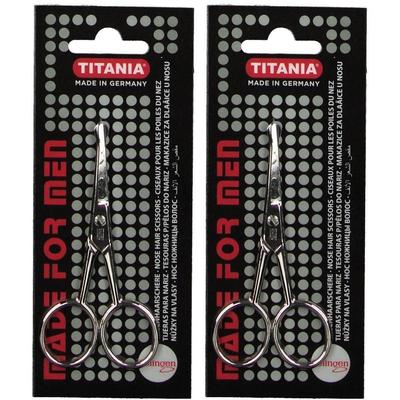 Nasenhaarschere made for men Titania 2x 2x1 St