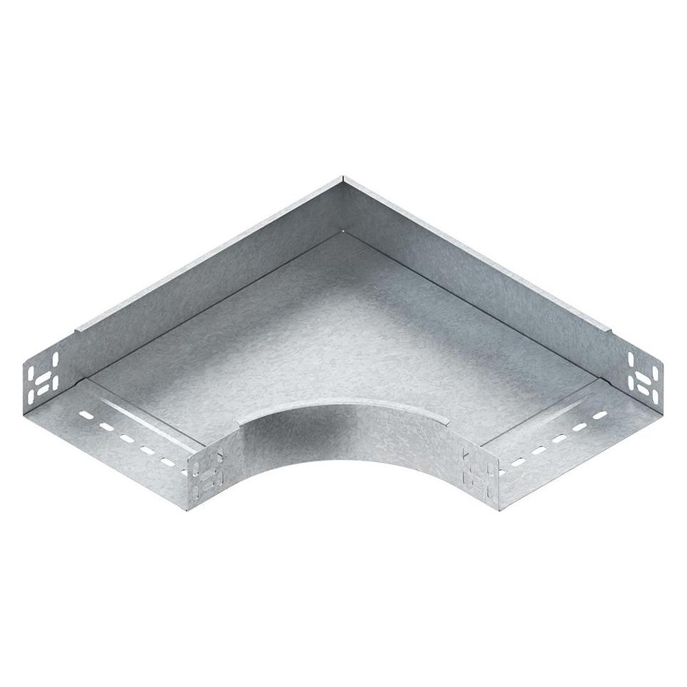Niedax NIE RES60.300F Bogen 90° 60x302mm mit ungel.Seitenholmen feuerverz. (RES60.300F)