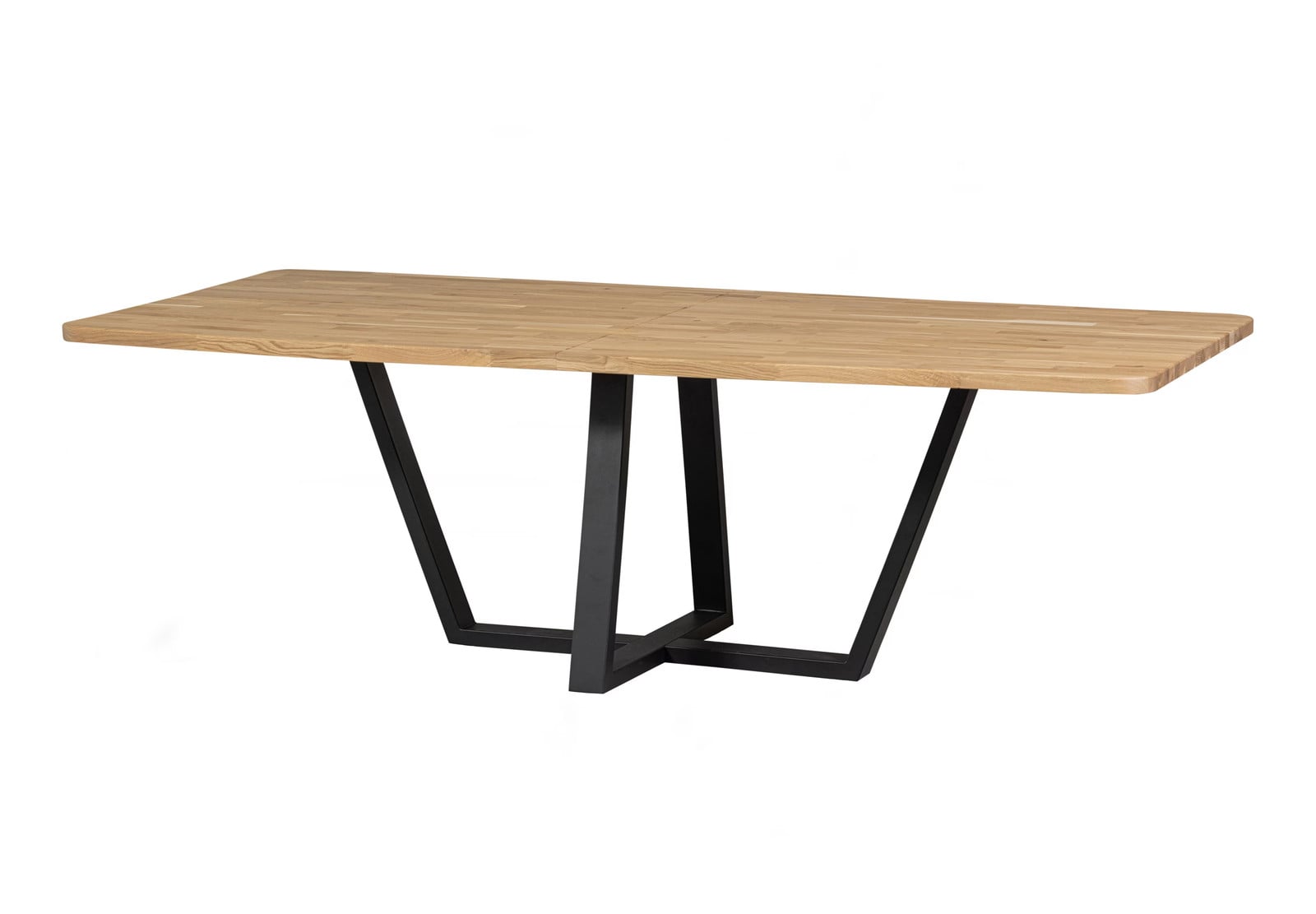 WOOOD Eettafel Tablo Eikenhout, Naturel, B: 240 cm, D: 100 cm