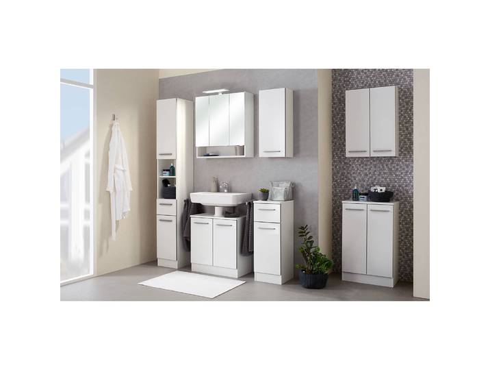 Armoire colonne 30 x 196 x 33cm Blanc