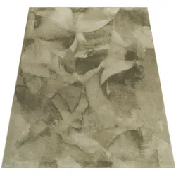 KADIMA DESIGN Teppich Kurzflor waschbar Einfarbig Wohnzimmer schmutzabweisend Grün  200x280 | 100% Polyester | Florhöhe: 10 mm | Maschinenwäsche, pflegeleicht