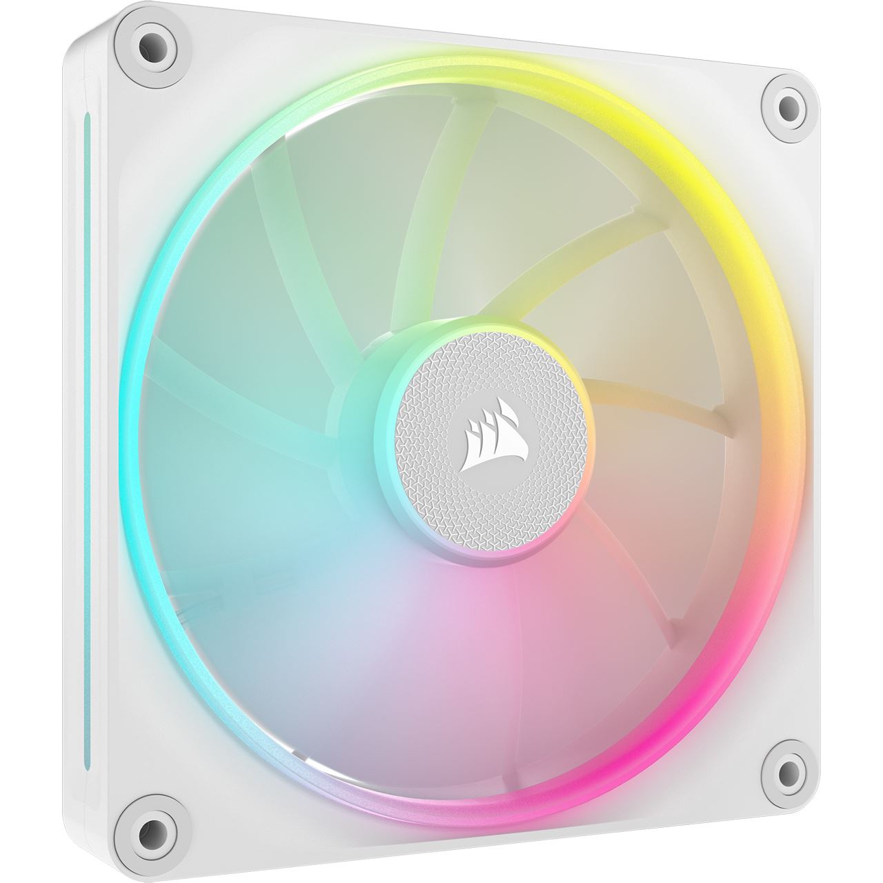 140x140x25mm Corsair LX RGB Series iCUE LINK LX140 RGB White, 140mm RGB Fan, Single Fan