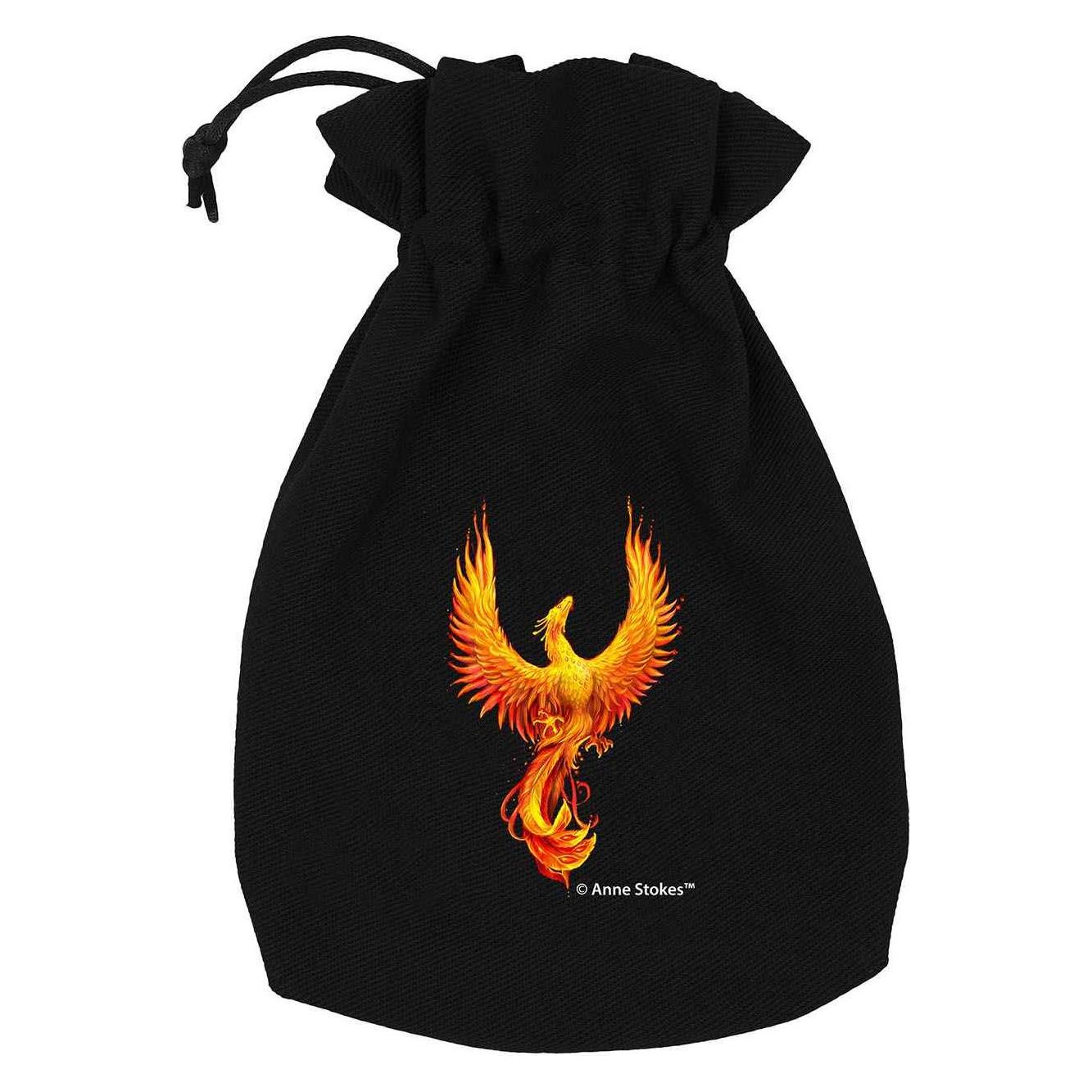 Q Workshop Anne Stokes Würfelbeutel Phoenix (QWSBAST206)