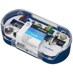 H4-Lampenset für Wohnmobile und Pkw, ProPlus 410134, 16-teiliges Ersatzteilset