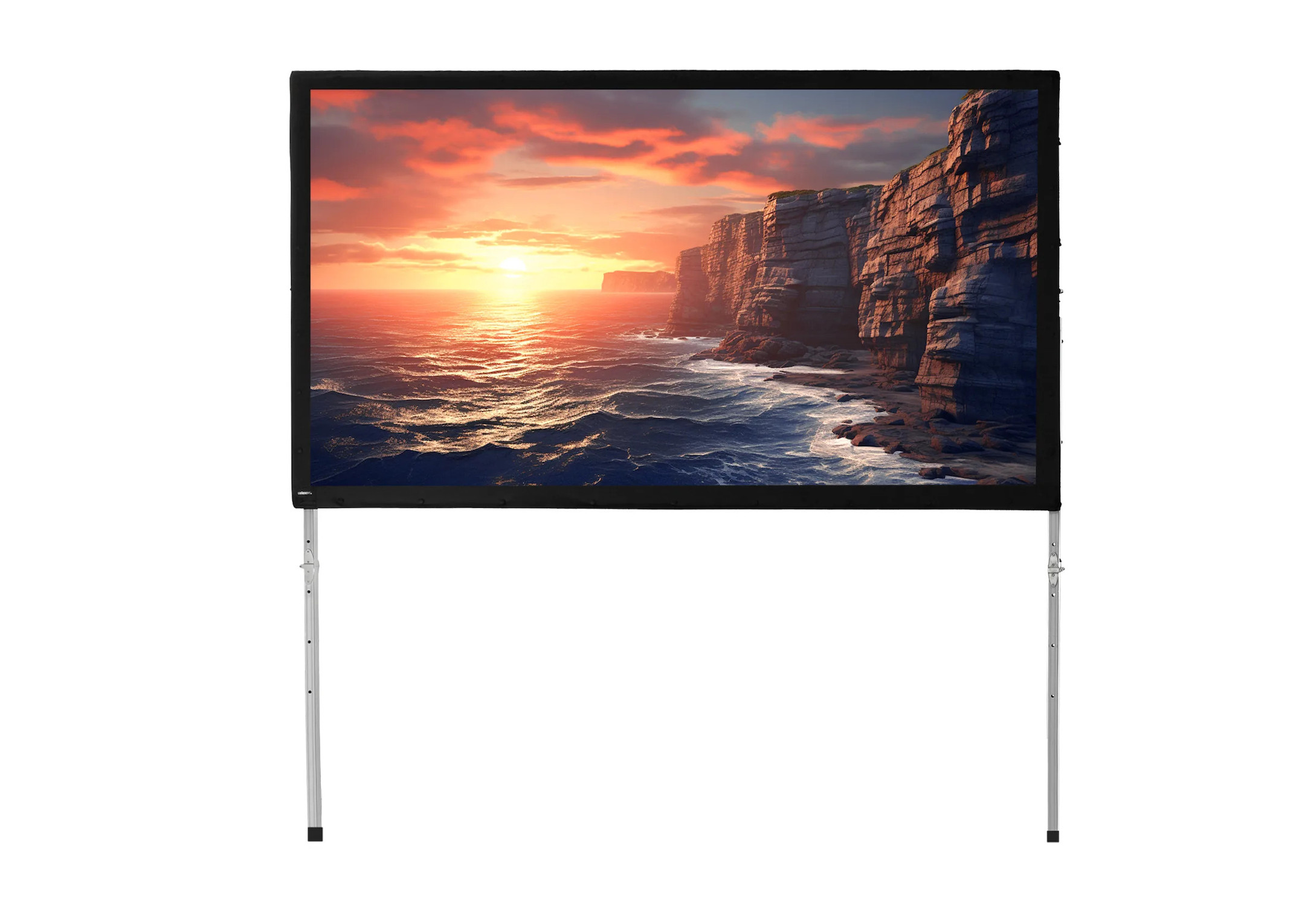 Celexon Faltrahmen Leinwand Mobil Expert 305 x 190 cm, Frontprojektion