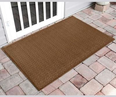 Bungalow Dba Matterly Chevron Estates Doormat 60 x 36, 60 x 36, Dark Brown