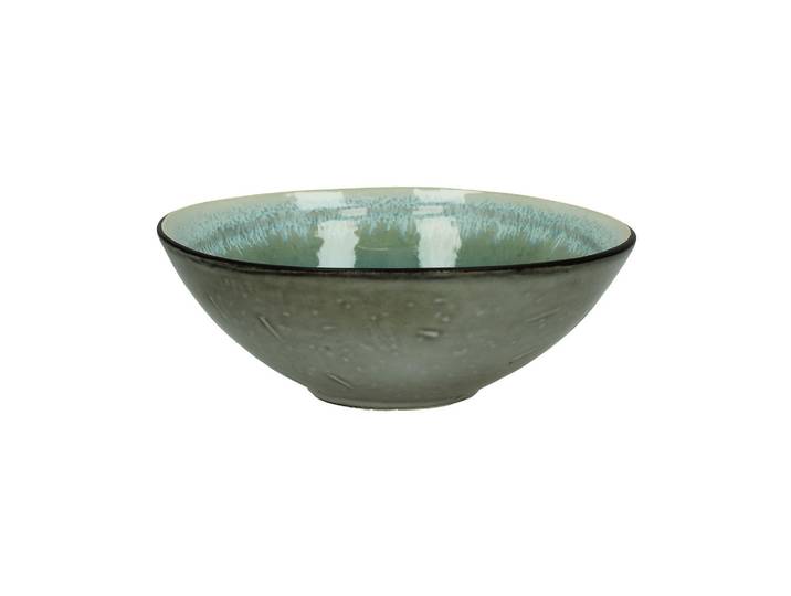 Bol à soupe en grès turquoise, rond - Pomax, Kimo - Ø17x7 cm