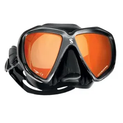 Scubapro Tauchmaske Spectra - schwarzes Silikon - Shadow Black - Gläser verspiegelt