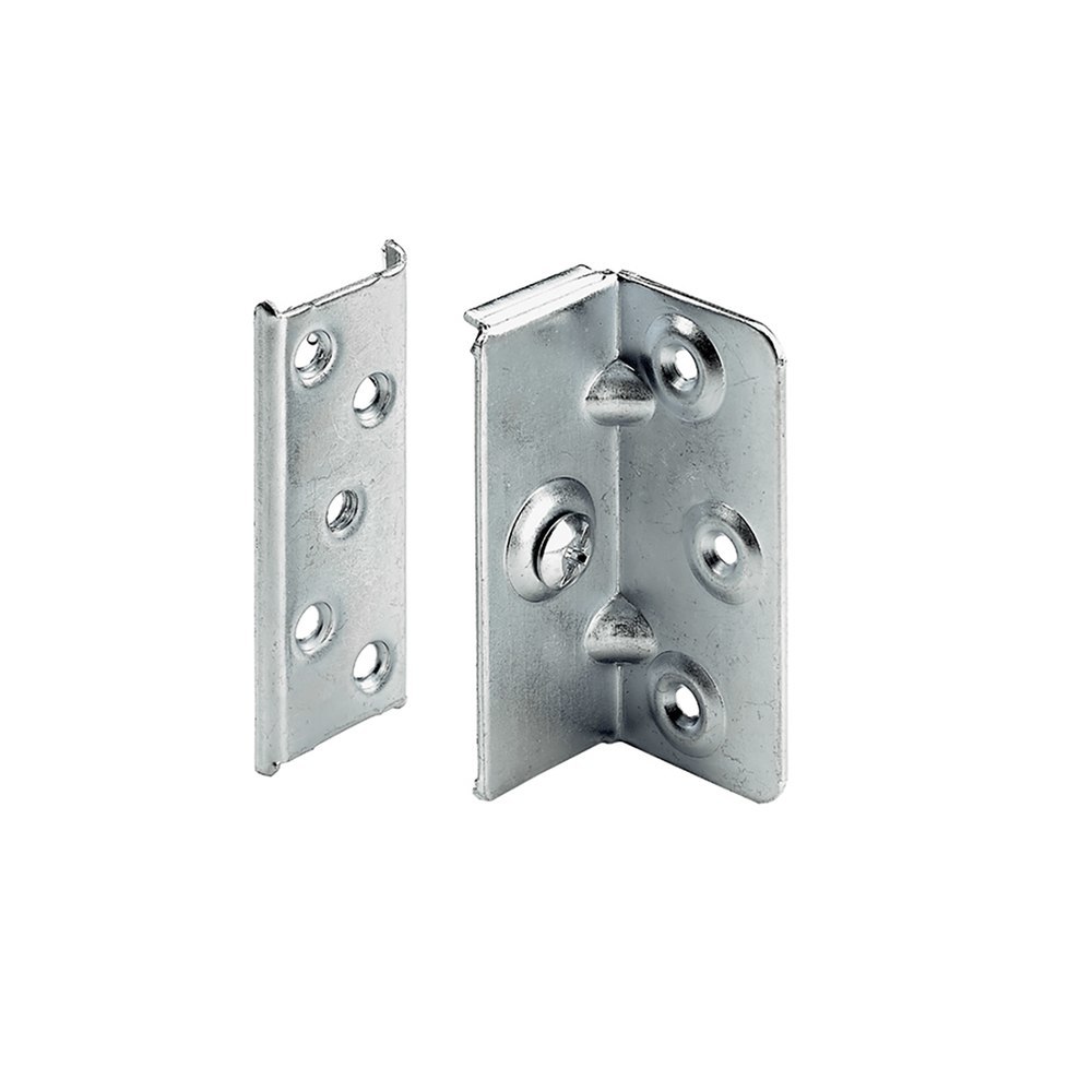Hettich Bett-Winkelverbindungsbeschlag Stabilo Fix, Polsterbett, Seitent. B43,5xL90mm,Kopf/Fußt. B34xL90mm 47634