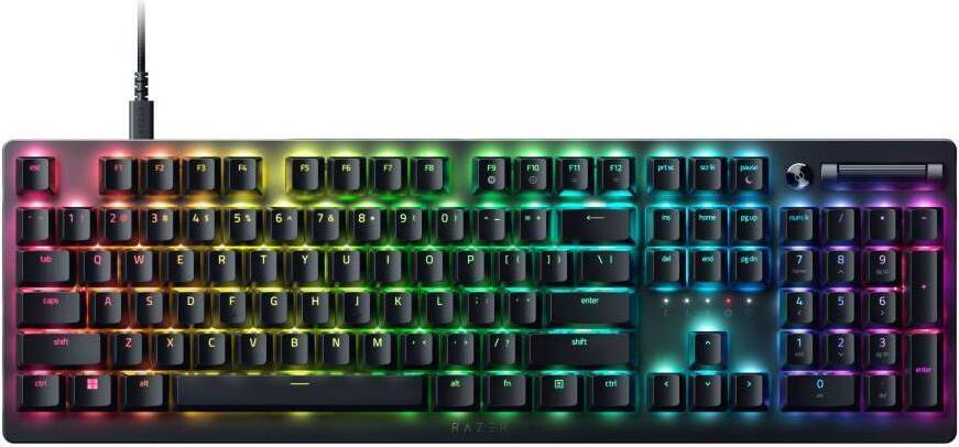 Razer DeathStalker V2 Kabelgebundene Tastatur QWERTY Deutsch mit linearen optischen Switches