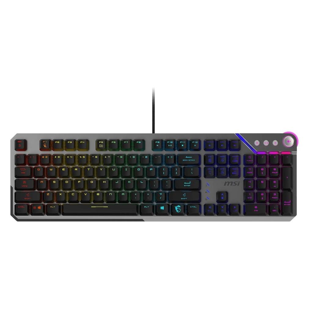MSI Klawiatura Strike 600 V2 Silent US (US, Kabelgebunden) (S11-04US2N1-CLA)