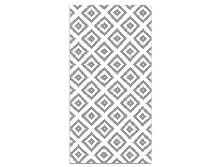 Tapis vinyle carrés gris 60x200cm