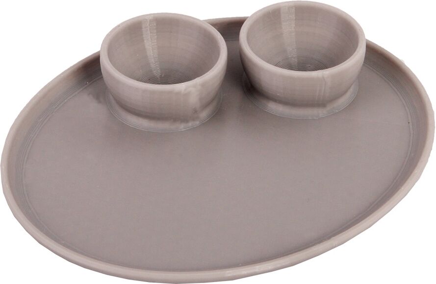 Axis Frühstücksei Eierhalter für 2 Eier mit Tablett