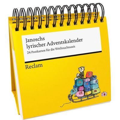 Janoschs lyrischer Adventskalender ¦ Dekorativer Postkarten-Adventskalender zum Aufstellen von Janosch