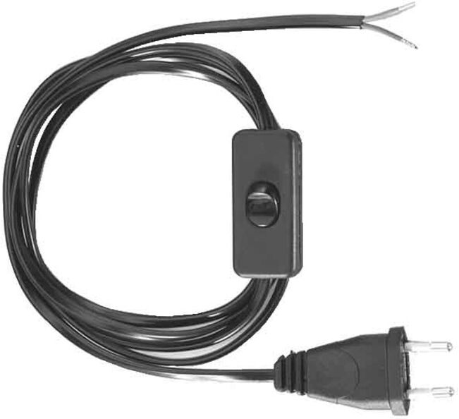 Bachmann Câble plat 1,8 m, noir 211.174 (211.174)